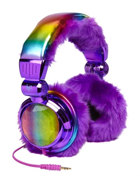 Faux Fur Lined Headphones