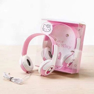 Pink Kitty Ear Headphones