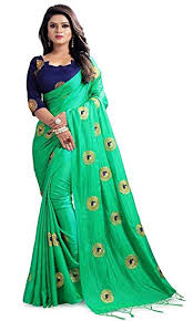 Green saree