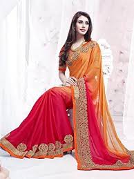 Orange saree