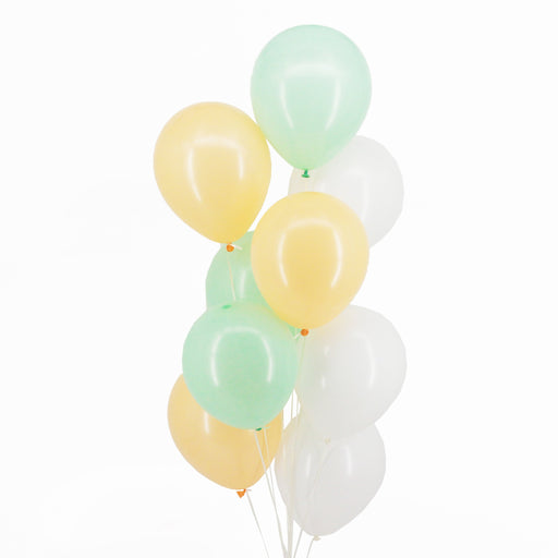 Pastel Coloured Helium Balloons 9 pieces - Cake Together - Online Birthday Cake Delivery